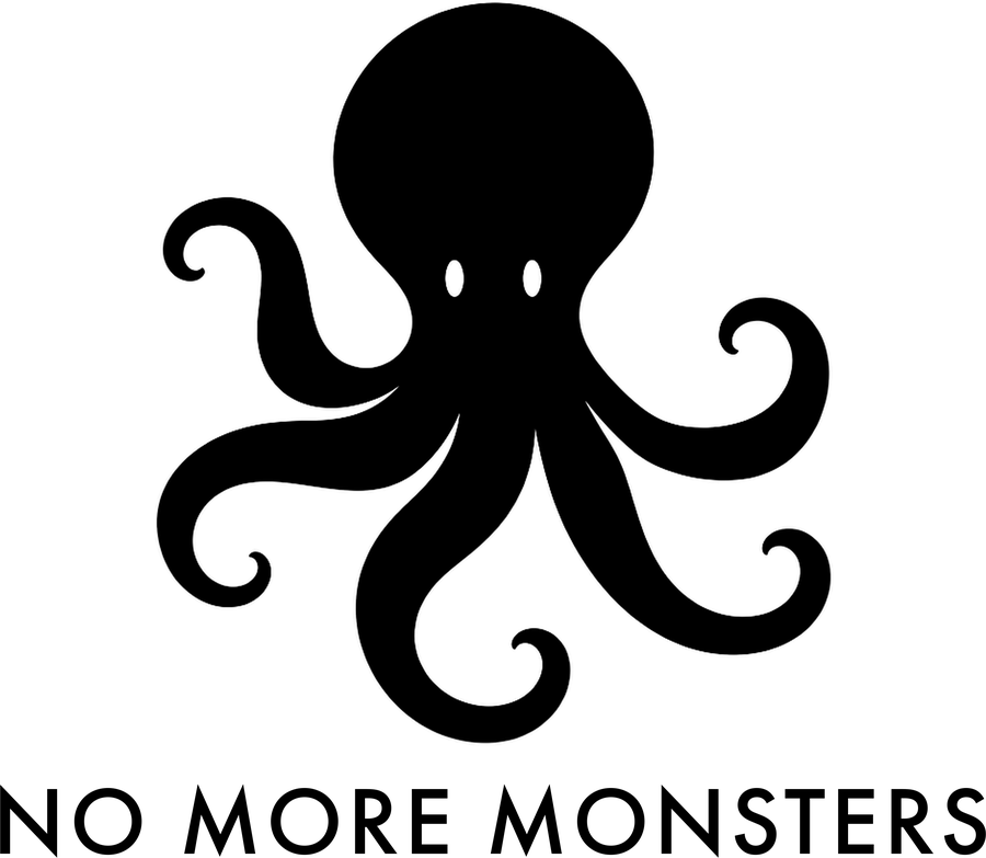 No More Monsters logo: an octopus above the words No More Monsters
